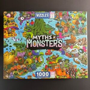 Myths and Monsters 1000 Piece Jigsaw Puzzle by Vizzles
